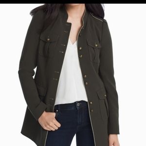 White House Black Market Military Coat - XS